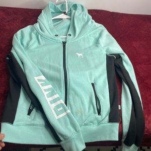 Blue Victoria secret hoodie